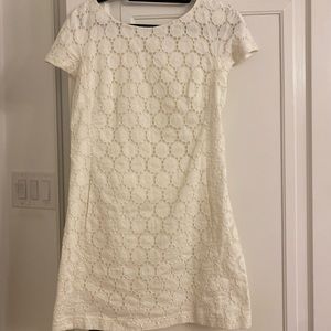 Theory eyelet dress